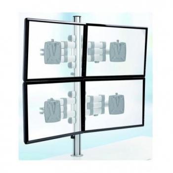 Novus TSS Pro Quad Support Télescopique 4 Moniteurs VESA 100x100 40Kg