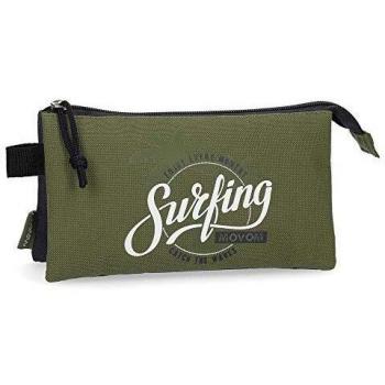 Movom Estuche Triple Relax Verde 22x12x5 cms Poliéster