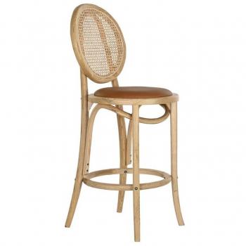 Silla Rústica Multicolor DKD Marrón Suave 43×43×108 cm