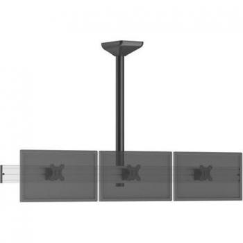 Kit d’installations murales KIMEX 031‑4332K1 – support plafond menu board 3 écrans 32’’ (Gris et noir)