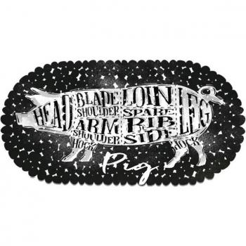 Cartoon Animal Pattern Non-Slip Bath Mat