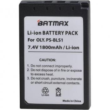 BLS1 Akku und Ladegerät Kit mit Dual USB für Olymp E-PL1, E400, E410, E420, E450, E620, E-P1, E-P2