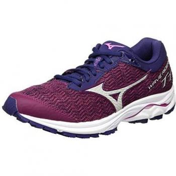 Mizuno Damen Wave Rider TT Laufschuhe, Neutralschuh, purple potion