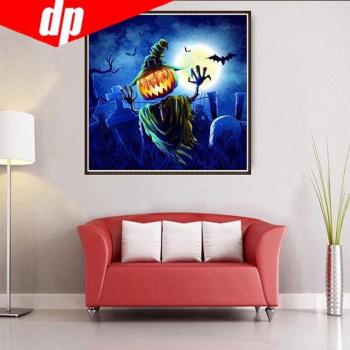 5D DIY Halloween Diamant Mozaïek Cartoon Schilderij