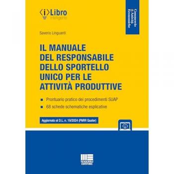 Il manuale del responsabile dello sportello unico per le attività...
