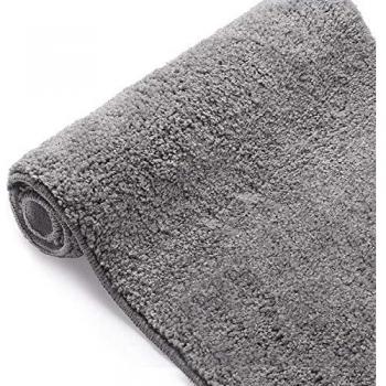 UltraSoft Grey Bathroom Rug