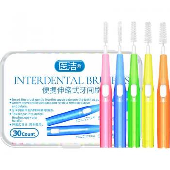 Pack 30 Brosses à Dents Interdentaires Rétractables