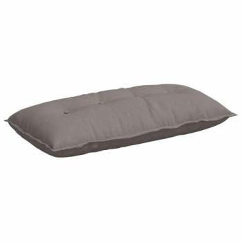 Coussin lombaire taupe 200×19×50 cm – revêtement textile
