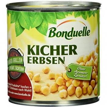 Kichererbsen gedämpft, proteinreich – Bonduelle 310 g (3 Varianten)