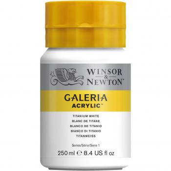 Galeria Acrylic Paint 250ml Titanium White