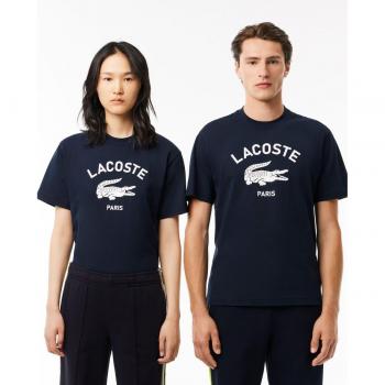 T-shirt Lacoste coupe classique imprimé Ultra-Dry bleu marine