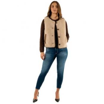 Barbour Steppgilet Luciana – Regular Fit, Damen, Beige, Größe 40