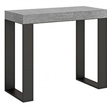 Console murale extensible Tecno 90x40/196 cm Premium gris