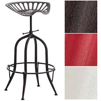 Thekenhocker CLP – Gusseisenhocker mit Metallrahmen (Bronze)
