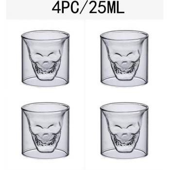 Copo de Vodka y Cóctel Transparente 25ML