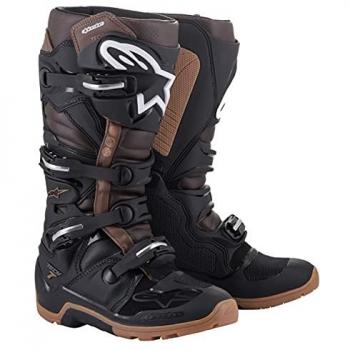 Bottes de moto Alpinestars Tech 7 Enduro Noir Brun 43