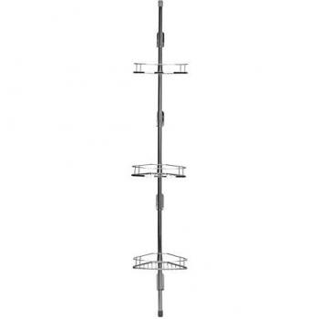 Croydex Chrome Triple Corner Shower Basket