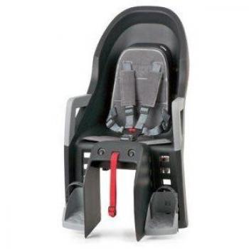 Zwarte/Grijze Guppy Maxi Bagagedrager Kit – Polisport Model