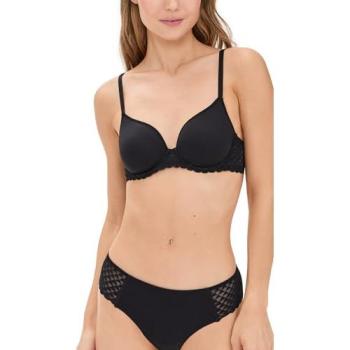 34F Simone Perele Black Subtile 3D Plunge Bra