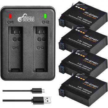 GoPro AHDBT-401 Battery & Charger Set