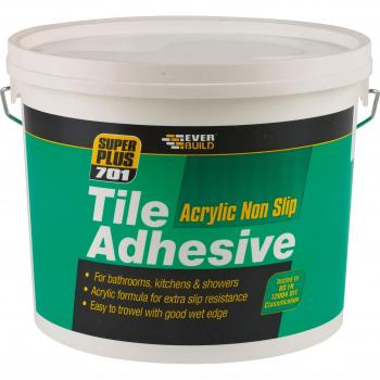 Everbuild Non Slip Tile Adhesive 7.5Kg EVBNS05