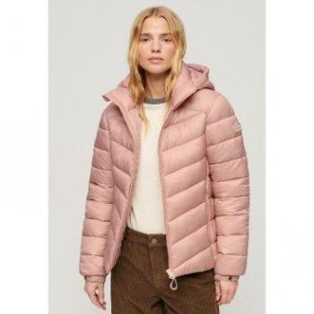 Veste Superdry Fuji à Capuche Femme Rose, Taille 40