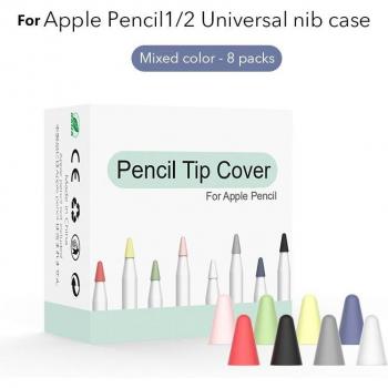 Apple Pencil Silicone Replacement Tip Case (8-Pack)
