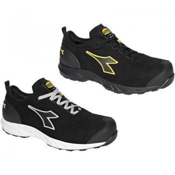 Diadora Fly LiteBase Low S3 HRO SRC ESD Sicurezza Lavoro 38 Nera
