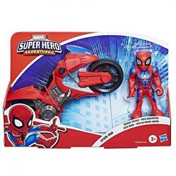 Superhelden‑Spaß: Spider‑Man Swingin’ Speeder – 12,5 cm Modell und Motorrad