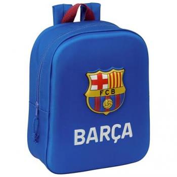F.C. Barcelona Skolryggsäck 22 x 27 x 10 cm 3D Marinblå