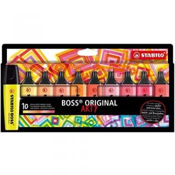 STABILO Marker BOSS ORIGINAL warme Farben ARTY 10er Set
