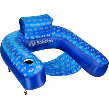 Just Dealz Inflatable Pool Chair with Cup Holder