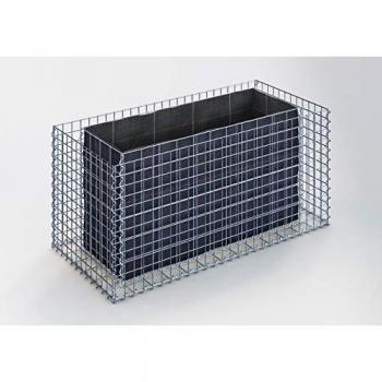 Jardinière Gabion 130×60×60 cm – Mailles 5×5 cm, Paroi 10 cm