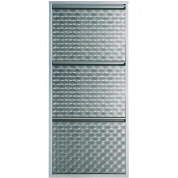 Kare Silver Brushed Shoe Organizer Caruso Model 3