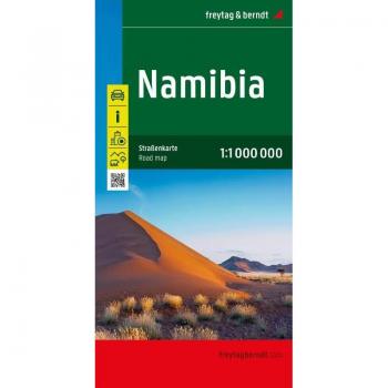 Namibia, Straßenkarte 1:1.000.000, Freytag & Berndt: Mit Infos, Nationalparks, Innenstadtplan Windhoek (Freytag & Berndt Auto + Freizeitkarten)