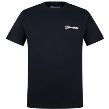 Berghaus Men's Front & Back Black T‑Shirt – XXL (Size 44)