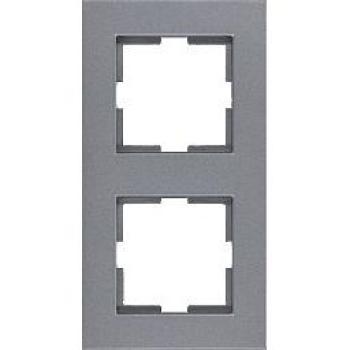 EGB Karre Abdeckrahmen (Doppelfach) Anthrazit/Flamme – Teilenummer 92180642 / 92511942
