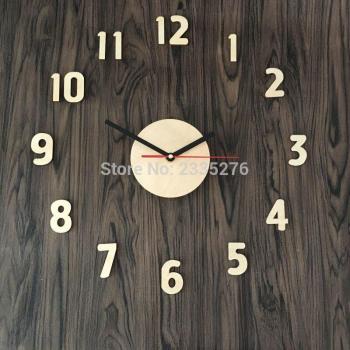 Reloj Pared con Adhesivo y Numeración