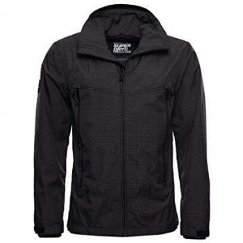 Superdry Altitude Wind Hiker, Chaqueta para Hombre, Negro, XXL