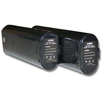 Set di 2 batterie compatibili Uniropa KT-250 BP-72 (2100 mAh, NiMH, 7,2 V)