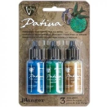 Ranger Vintage 0.5oz Pátina Desgastada: Esmeralda, Topacio y Más