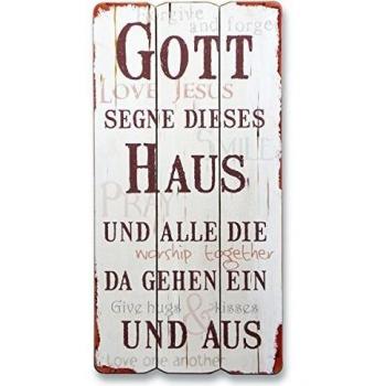 Wandbild Gott segne dieses Haus