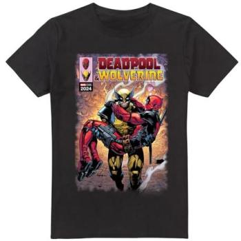 Série TV « Wolverine sauve Deadpool » – T‑shirt noir 2XL pour homme