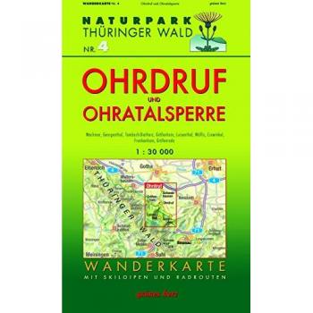 Wanderkarte Thüringer Wald 1:30.000