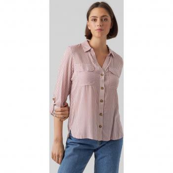 Vero Moda Hemd Bumpy 10275283 Rosa Regular Fit XS female