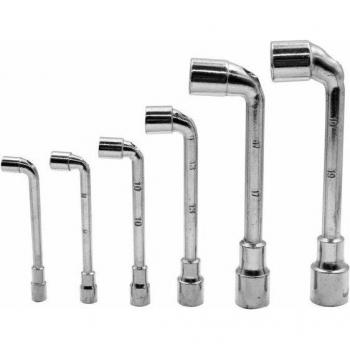 Set chiavi a tubo in acciaio, assortimento 6 pezzi