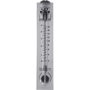 Medidor de caudal de panel para agua 0,5-5 GPM