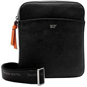 Braun Büffel Novara 20 cm Black Leather Shoulder Bag