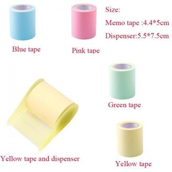 Eeay 4-Color Memo Tape for Crafting