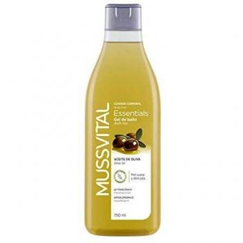 MUSSVITAL ESSENTIALS GEL BAÑO ACEITE DE OLIVA 1 ENVASE 750 ML